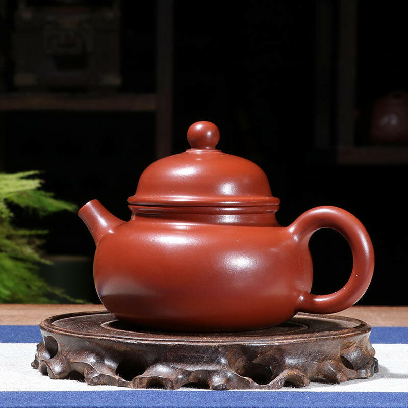 宜興紫砂茶壺大紅袍容天壺單芳制壺適合泡高山茶生茶180CC – 嵐雲茶業 宜興紫砂茶壺大紅袍容天壺單芳制壺適合泡高山茶生茶180CC – 嵐雲茶業